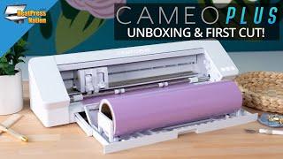 Silhouette CAMEO Plus Unboxing & First Cut!