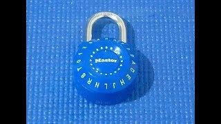 (Picking 95) How to crack a Master Lock "1590D" dial combination lock