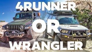 Jeep Wrangler vs 5th Gen 4Runner for Overlanding