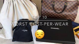 10 WORST Cost-Per-Wear Luxury Purchases 