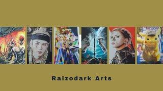 My binder(part V) | art collection 2023-2024 | fan art | Raizodark