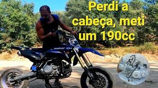 Perdi a cabeça e meti um 190cc na pitbike malcor xm.