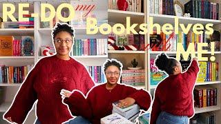 Reorganising my bookshelves  + bookshelf tour! | bookmas day 11