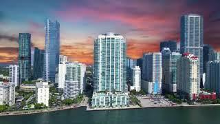 Miami brickell drone