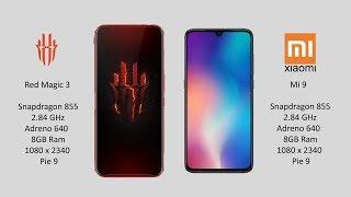 Nubia Red Magic 3 vs Xiaomi Mi 9: Antutu Benchmark