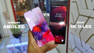 Sony 4K OLED display vs Samsung AMOLED display