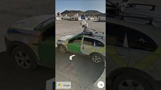 Google Car Meets Another Google Maps Car on Google Earth & Google Maps!  #shorts