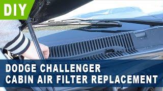 Dodge Challenger Cabin Air Filter Replacement ( 2013 2014 2015 2016 2017 2018 2019 2020 2021 2022 )