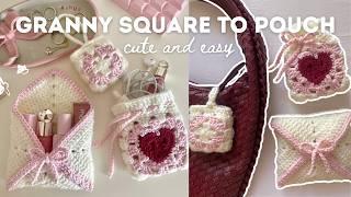 how to crochet cute pouches (3 designs) | beginner-friendly tutorial