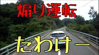 ドライブレコーダー記録　煽り運転者に急ブレーキで強制停車