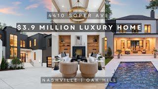 4410 Soper Ave. Nashville, Tennessee 37204 | Oak Hill | Nashville Luxury Home Property Tour