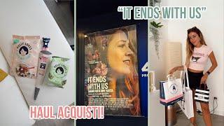 HAUL ACQUISTI E PARLIAMO BENE DI "IT ENDS WITH US"!  parte due | VLOG 04/09/24