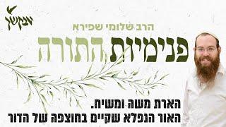 הארת משה ומשיח. האור הנפלא שקיים בחוצפה של הדור | פנימיות התורה | הרב שלומי שפירא