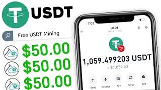 Free $50.00 USDT  Very FAST FREE USDT Mining Site without investment 2025