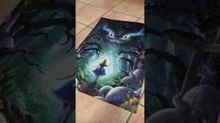 I'm putting together a database with my mommy.#AliceinWonderland #art #puzzle