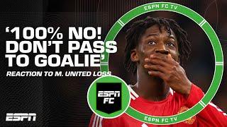 '100% NO!' Don’t pass to goalie for confidence!  Steve Nicol on Man United's Carabao loss | ESPN FC