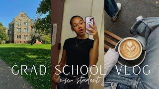 Grad School Vlog | first day as an msw student