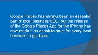 How a local business can improve Google places rankings - Improve Google places rankings