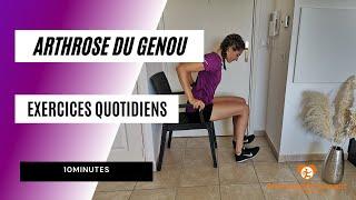 ARTHROSE DU GENOU - exercices quotidiens et recommandés