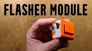 Two wire flasher module teardown with unexpected find