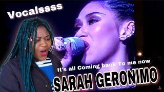 SARAH GERONIMO - It’s All Coming Back To Me Now ( live performance)