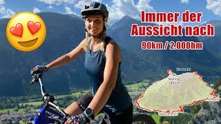 Biketour von Reutte zur Marienbergalm (Zugspitzarena) - Nassereith und ohne Fernpass wieder zurück 