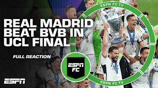 FULL REACTION: Real Madrid win Champions League Final over Borussia Dortmund  | ESPN FC