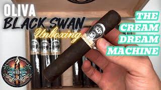 The Cream Dream Machine. Oliva Black Swan Cigar Unboxing