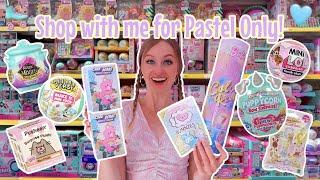 Shop with me for *PASTEL ONLY* Mystery Toys Challenge!!🩵 *EXTREME!!🫢* | Rhia Official