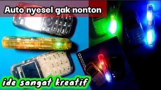 Cara mudah modif led RGB di nokia kesing ful tranfaran#hpjadul #tutorial