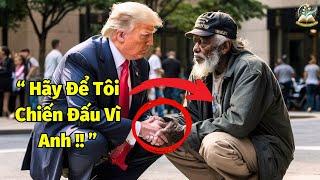 Trump Gặp Một Cựu Chiến Binh Vô Gia Cư, Hành Động Tiếp Theo Của Ông Khiến Tất Cả Mọi Người Sốc!