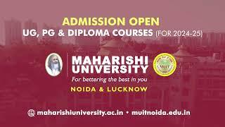 Admissions Open! Join #MaharishiUniversity