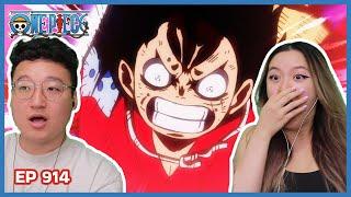 LUFFY CHALLENGES KAIDO! | One Piece Episode 914 Couples Reaction & Discussion