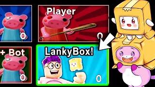 BOXY & FOXY Play LANKYBOX SUBSCRIBERS PIGGY MAPS!! (LANKYBOX MAPS!)