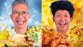 BUKA PUASA MAKANAN REBUS VS GORENG!!