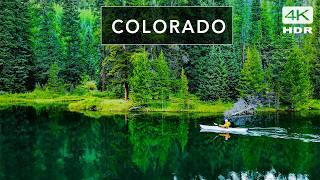 Colorado 4K - MOST SCENIC places at Sunrise - Cinematic Relaxation with calming music.