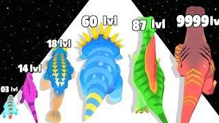 Dino Evolution Runner - Level Up Dinosaur Max Level Gameplay