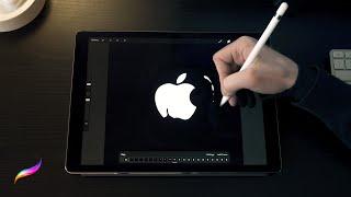 Liquid Apple Logo Animation | Procreate Tutorial