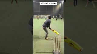 Box Cricket Wicket Maiden Over #sports #shorts #reels #tranding #cricket #boxcricket