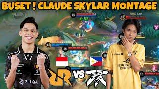 MOMENT 1000 IQ CLAUDE SKYLAR MONTAGE | GAME 1 RRQ VS FNATIC ONIC PH