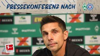 Die Pressekonferenz nach dem Auswärtsspiel beim SV Werder Bremen ️ | #SVWKSV