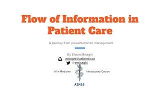 Lecture B1: Flow of Information in Patient Care