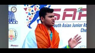 Ritik Rathee Discus thrower Interview after south Asian athletics championship gold medal