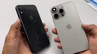 TURNING IPHONE XR TO IPHONE 15 PRO 