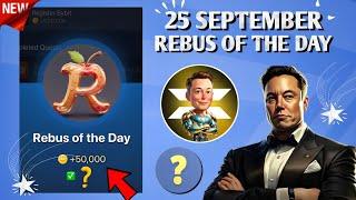 25 September Rebus of the Day X Empire | Rebus Of The Day X Empire | Musk Empire Rebus Of The Day