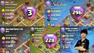 global top players th16 legend league base navi stars ghost lg ll new war base clash of clans