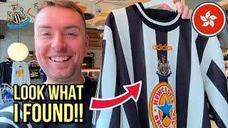 Retro Newcastle Shirt Shopping in Hong Kong!