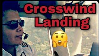 Crosswind Landing in a Cessna 172