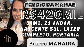 R$420mil Vendo excelente apartamento 21 andar, vista Mar lazer completo, Bairro Manaíra João Pessoa