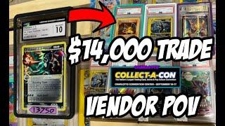 Charlotte Collect-a-Con 2023 | HUGE GOLD STAR CHARIZARD TRADE VENDOR POV